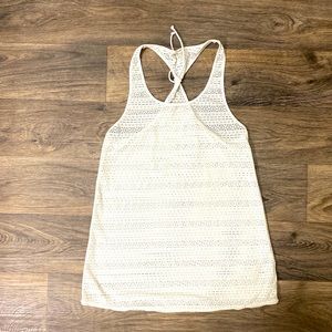 Roxy lace coverup size large beige